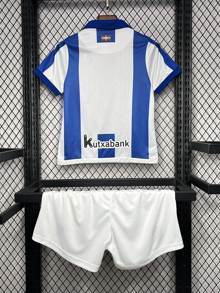 Kit Criança Real Sociedad Principal 2024/25 2