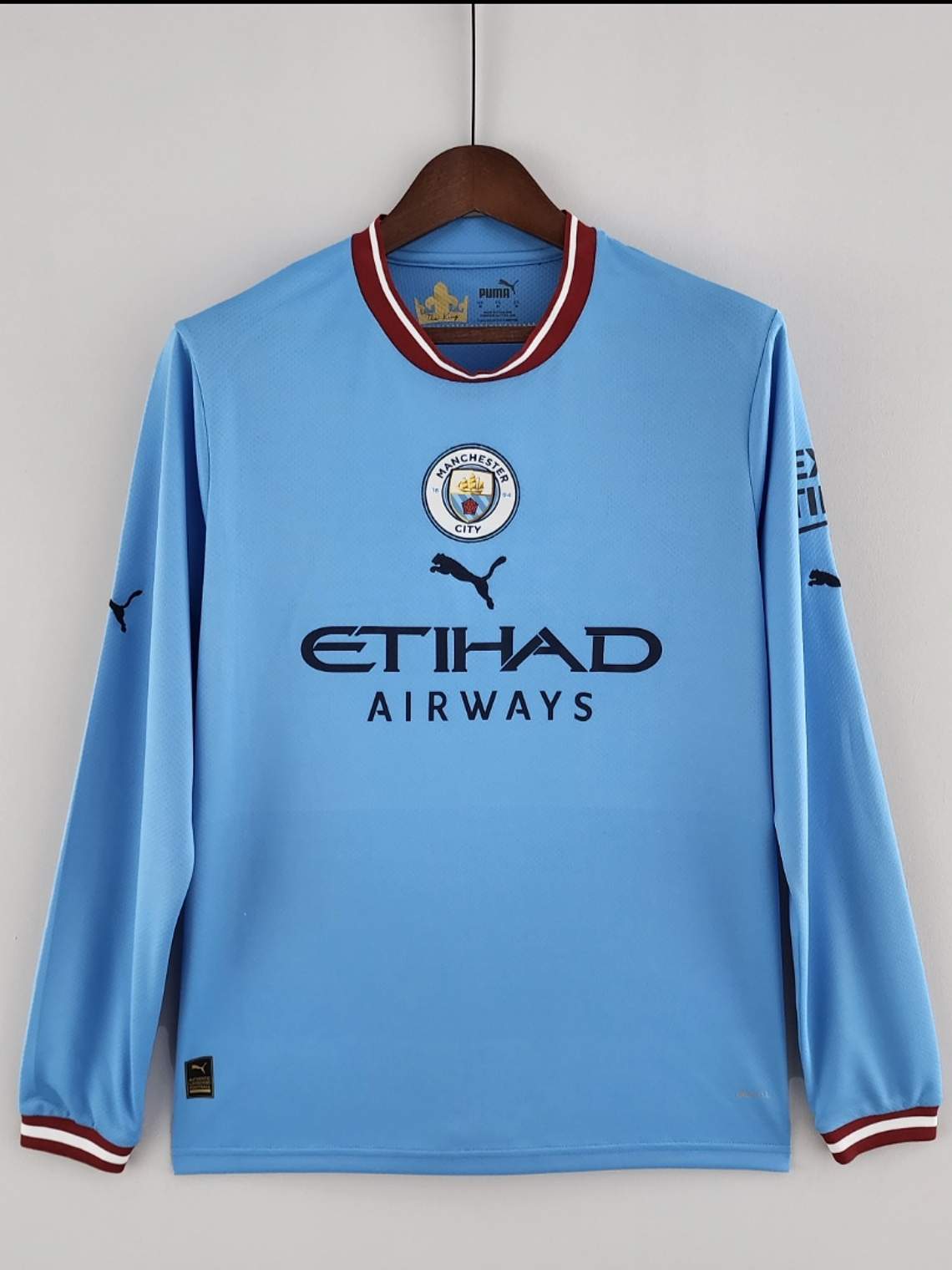 Camisola Manchester City Equipamento Principal Manga Longa 2022/23 1