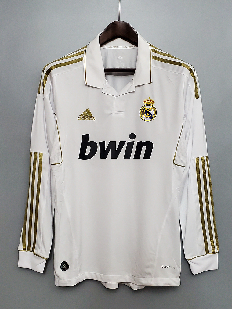 Camisola Real Madrid Principal 2011/12 Manga Comprida 1
