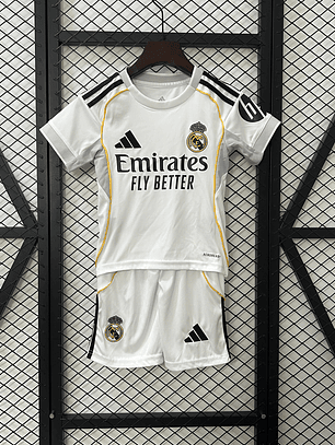 Kit Criança Real Madrid Principal 2025/26