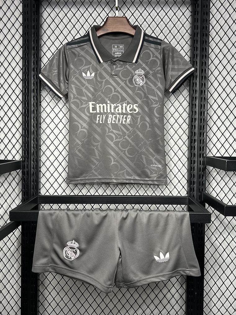 Kit Criança Real Madrid Terceiro 2024/25 1