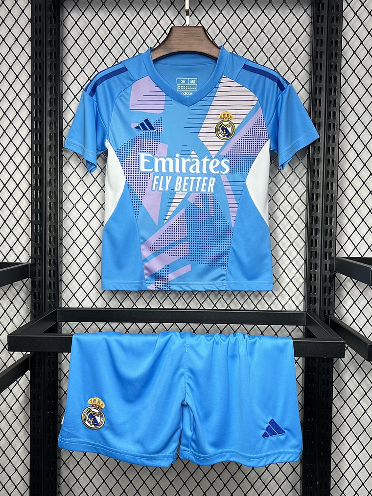 Kit Criança Real Madrid Guarda-Redes 2024/25 1