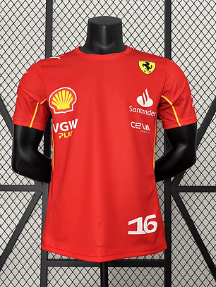 Camisola Ferrari Charles Leclerc 2024