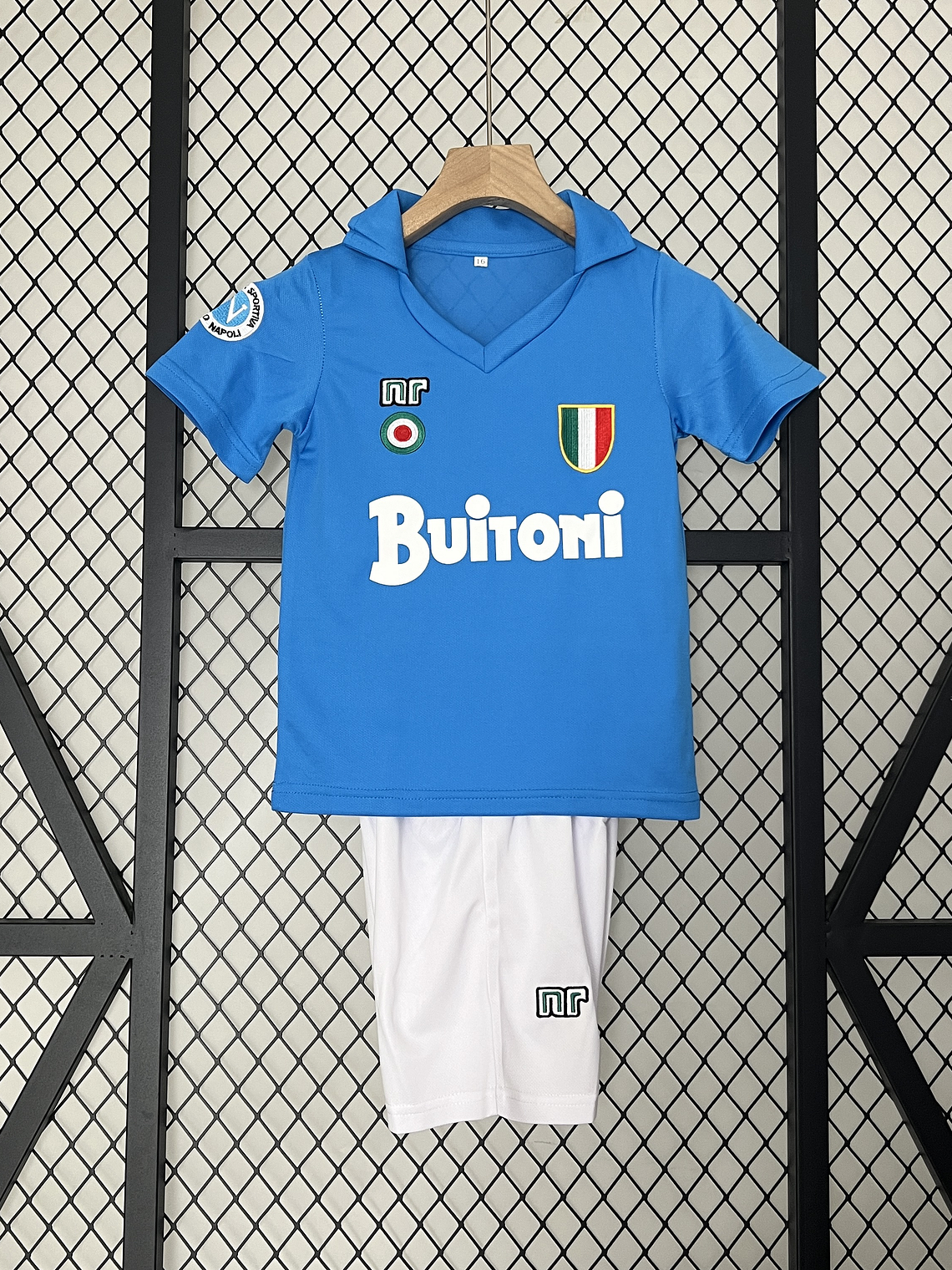 Kit Criança Napoles Principal 1987/88 1