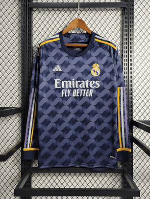Real Madrid Manga Longa Alternativa 2023/24