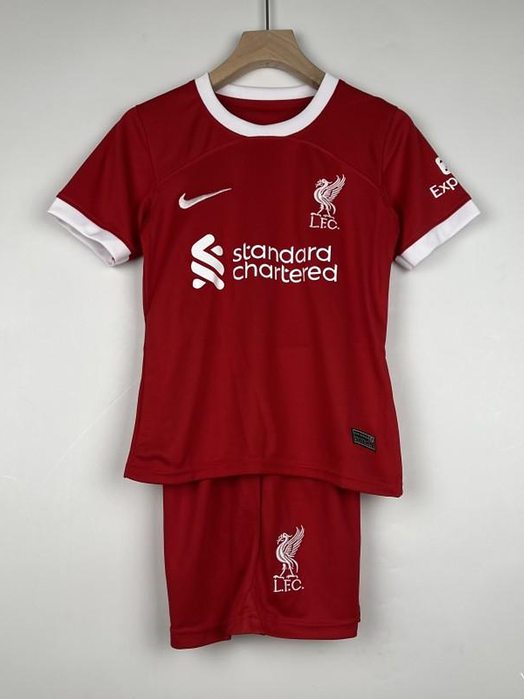 Kit Criança Liverpool Principal 2023/24 1