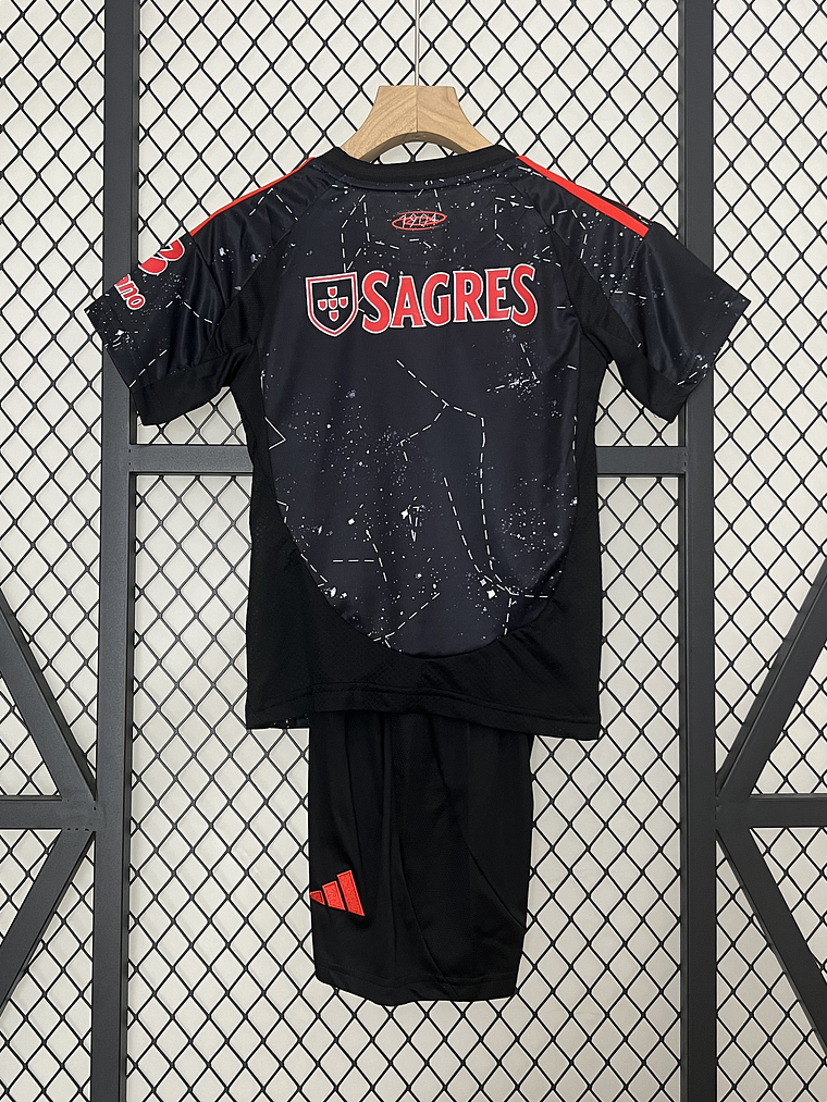 Kit Criança Benfica Alternativa 2024/25 3