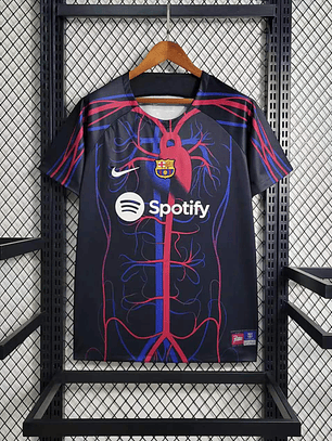 Camisola Barcelona Aquecimento 2023/24