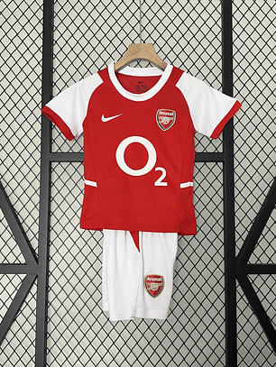 Kit Criança Arsenal Principal 2002/04
