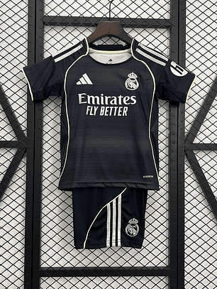 Kit Criança Real Madrid Alternativo 2025/26