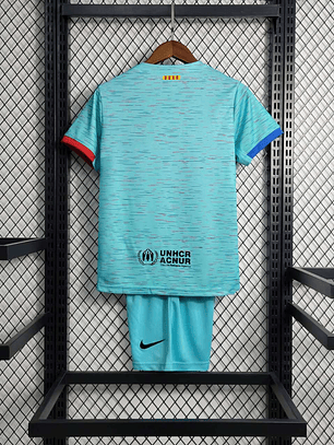 Kit Criança Barcelona Alternativo 2023/24