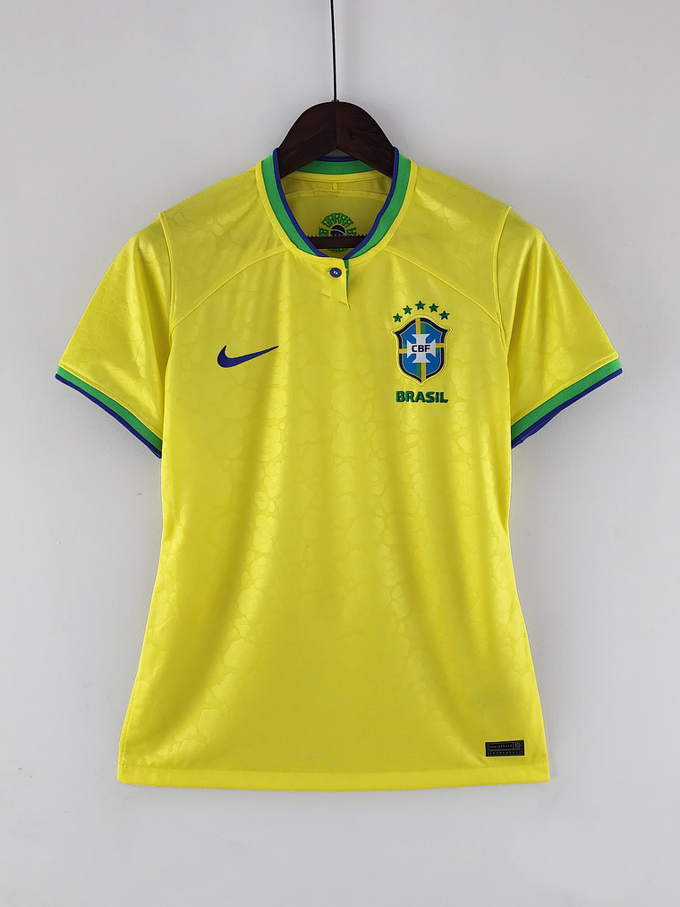 Camisola Brasil Principal Feminina 2022 1