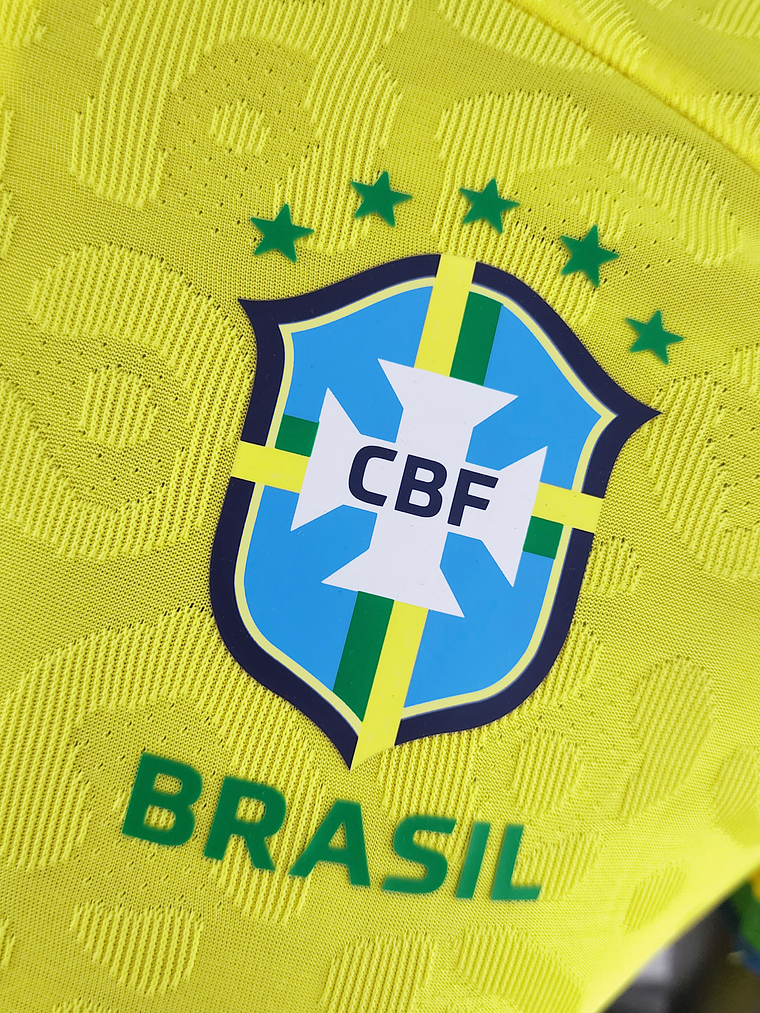 Camisola Brasil Principal 2022 Versão Player 2