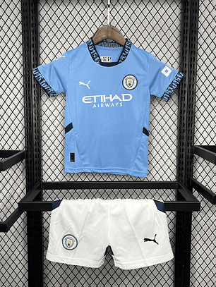 Kit Criança Manchester City Principal 2024/25