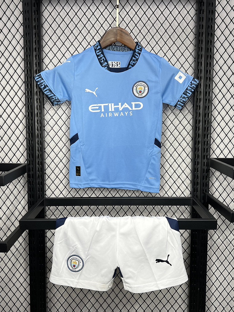 Kit Criança Manchester City Principal 2024/25 1