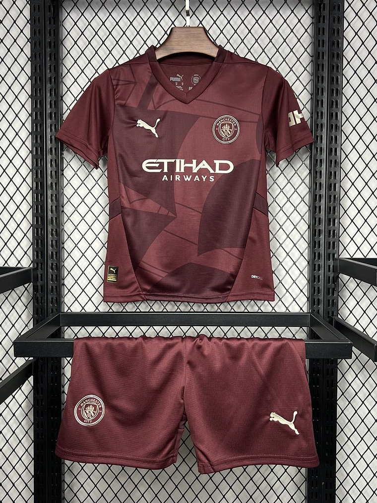 Kit Criança Manchester City Terceira 2024/25 1
