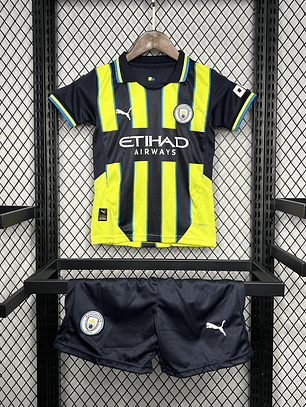 Kit Criança Manchester City Alternativo 2024/25