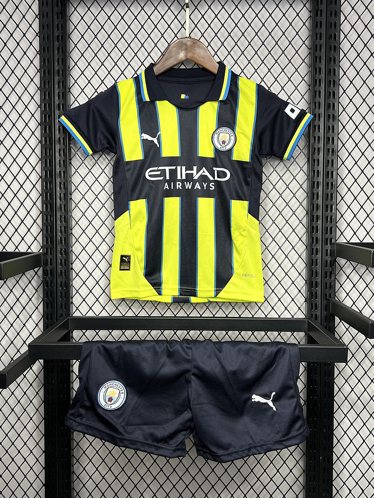 Kit Criança Manchester City Alternativo 2024/25 1