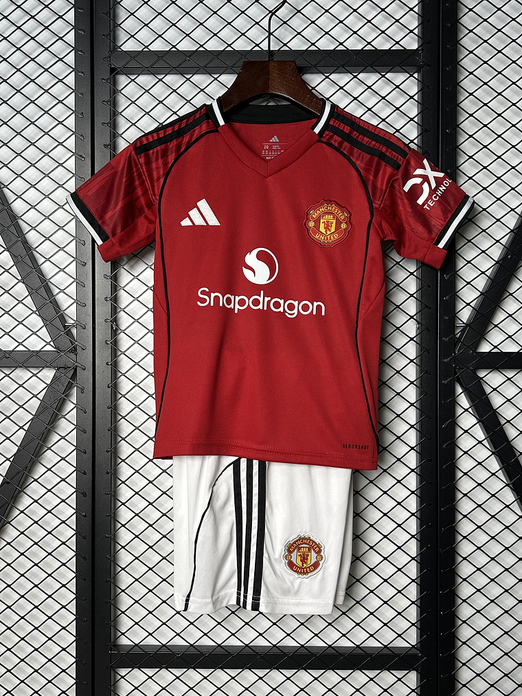 Kit Criança Manchester United Principal 2025/26 1