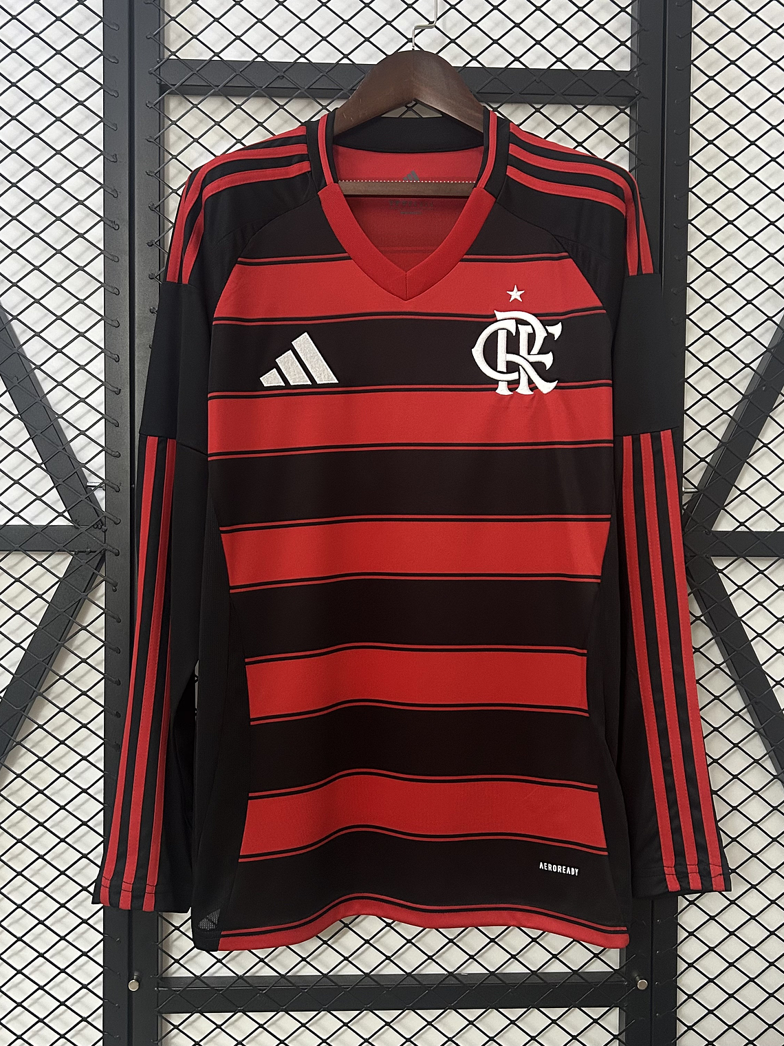 Camisola Flamengo Principal Manga Comprida 2025/26 1
