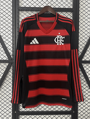 Camisola Flamengo Principal Manga Comprida 2025/26