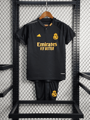 Kit Criança Real Madrid Terceiro 2023/24