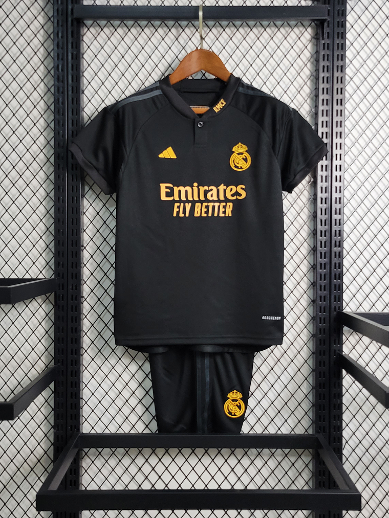 Kit Criança Real Madrid Terceiro 2023/24 1