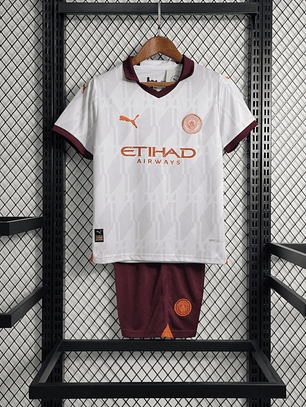 Kit Criança Manchester City Alternativo 2023/24