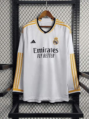Real Madrid Manga Longa Principal 2023/24