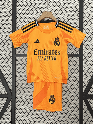 Kit Criança Real Madrid Terceiro 2024/25