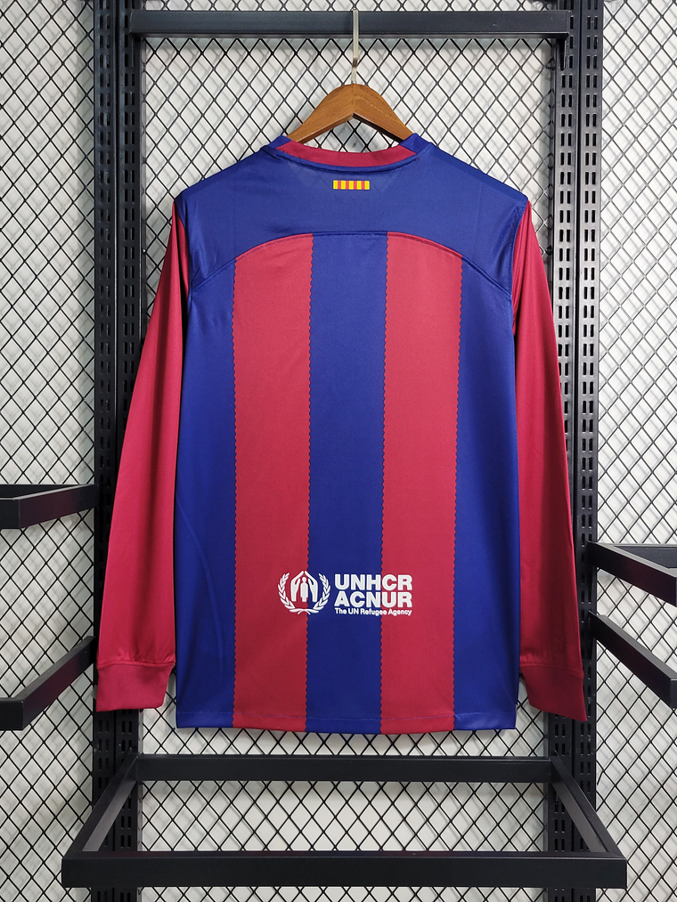 Camisola Manga Longa Barcelona Principal 2023/24 3