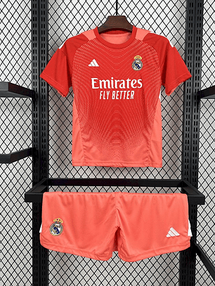 Kit Criança Real Madrid Guarda-redes 2025/26