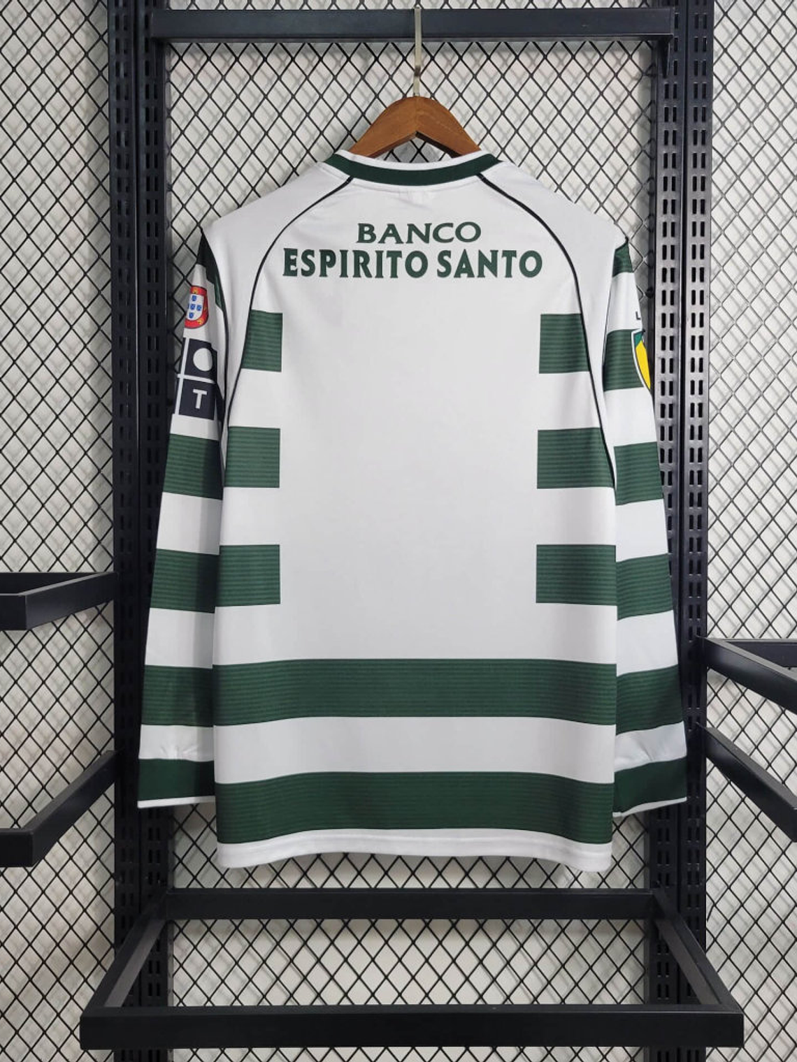 Camisola Sporting Principal 2002 Manga Comprida 3