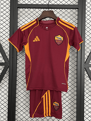 Kit Criança Roma Principal 2025/26