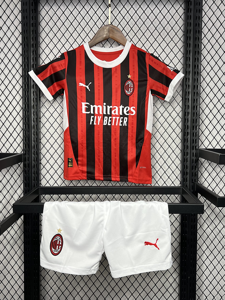 Kit Criança Milan Principal 2024/25 1