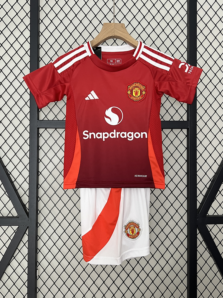 Kit Criança Manchester United Principal 2024/25 1