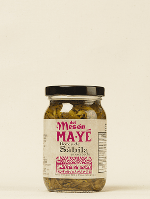 Flores de sábila en conserva