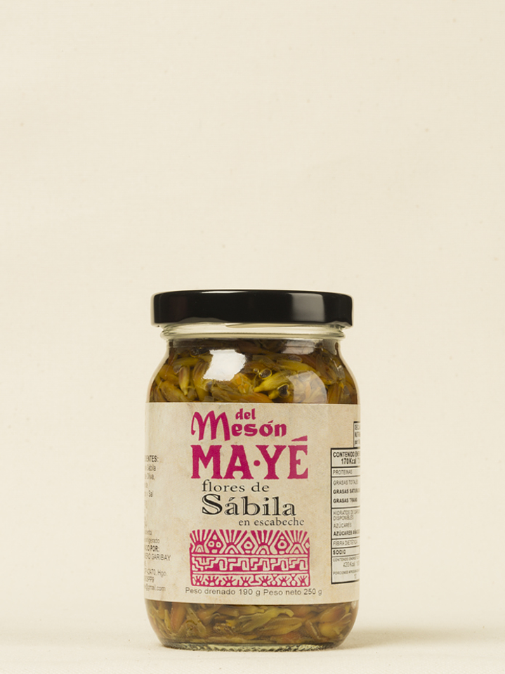 Flores de sábila en conserva 1