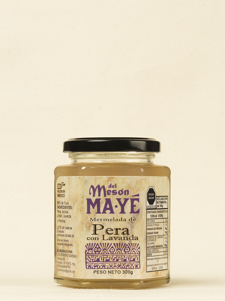 Mermelada de pera con lavanda 1
