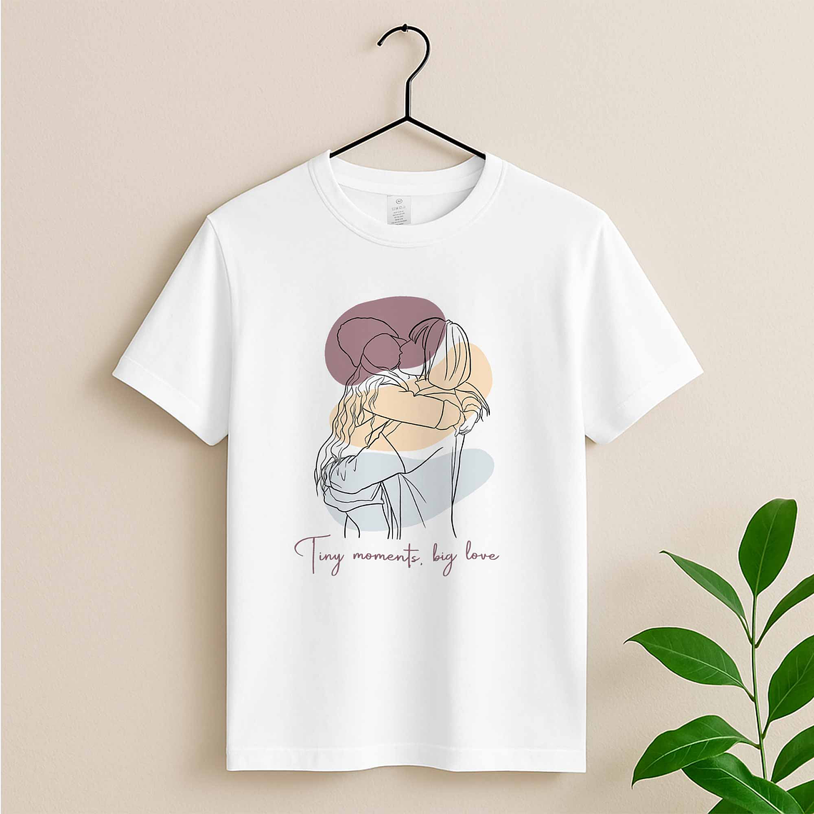 Personalized Turn Photo into Art Couple Portrait Unisex Crewneck T-shirt S-5XL Line Art Style Couple Anniversary or Family Gift 2