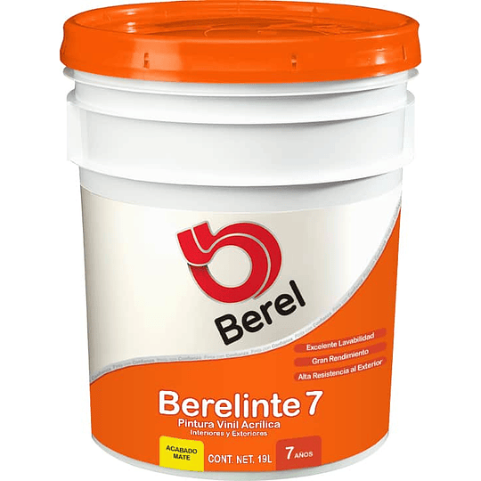 Pintura Vinil Blanco Ostion 843, 19 L BERELINTE