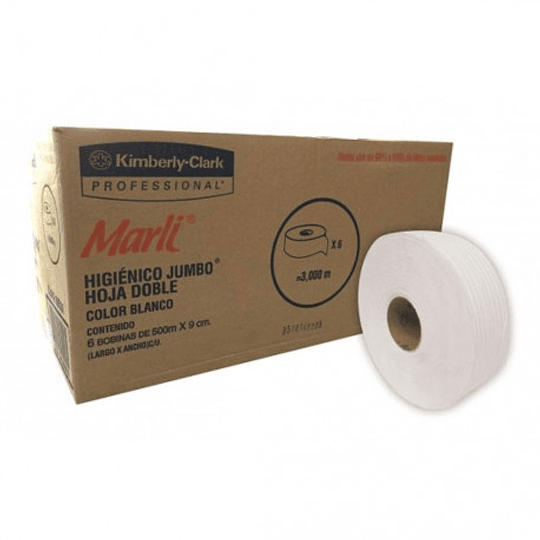 Papel Higiénico Jumbo 6 piezas