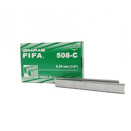Caja grapas fifa 508-c 35mm (1/4") ( caja con 5;040 pzas ) 508-C