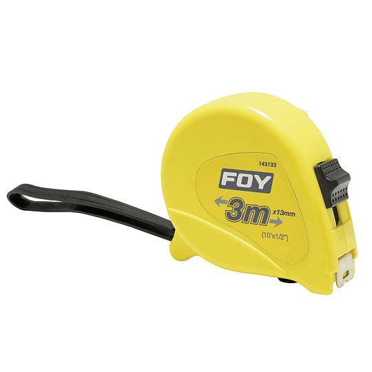 Flexómetro  Amarillo 3m Foy 142123