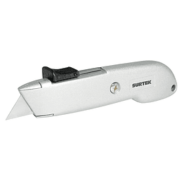Cutter Metálico Autoretráctil de seguridad Stanley 10-189C
