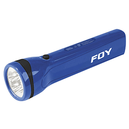 Linterna recargable de plástico 4 LED Foy 144096