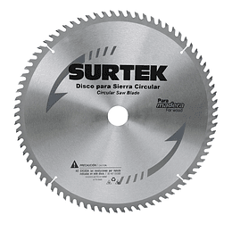 Disco para sierra circular 8 1/4" 24 dientes Surtek 120610