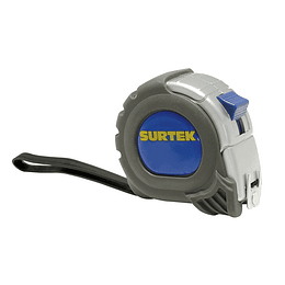 Flexómetro anti-impacto silver 5m x 1" Surtek B122086