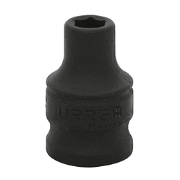 Dado de impacto 3/8" 6 puntas 1/4" Urrea 7208H