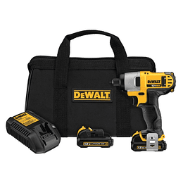 Llave de Impacto Inalámbrico 1/4" 12V MAX DCF815S2 Dewalt